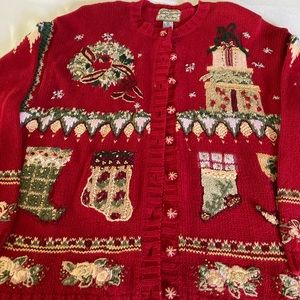 Heirloom Collectible Red Women’s Christmas Sweater 22/24